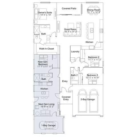 Floorplan - 9641 W Weldon Ave, Phoenix, AZ 85037 photo 1 of 1