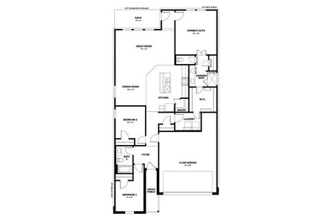 Floorplan - 13708 Tucker Hedge Pass, Elgin, TX 78621 photo 1 of 1