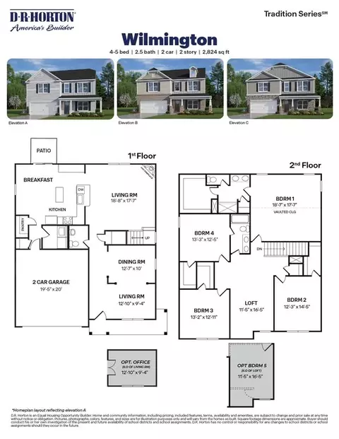 Floorplan - 1012 Octans Way, Wendell, NC 27591 photo 1 of 1