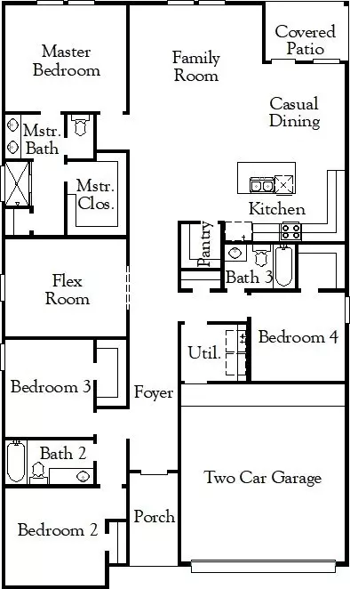 Floorplan - 3626 Compass Pointe Ct, Angleton, TX 77515 photo 1 of 1
