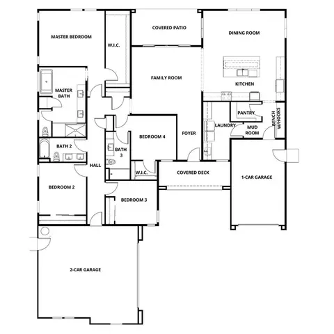 Floorplan - 7116 Jared Sheldon Dr, Rancho Murieta, CA 95683 photo 1 of 1