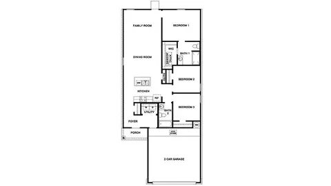 Floorplan - 15410 Lemon Pepper Crk, Von Ormy, TX 78073 photo 1 of 1