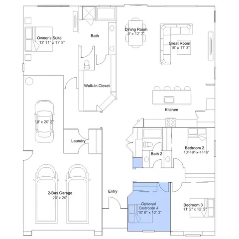 Floorplan - 327 Grand Sky Ln, Perris, CA 92570 photo 2 of 2