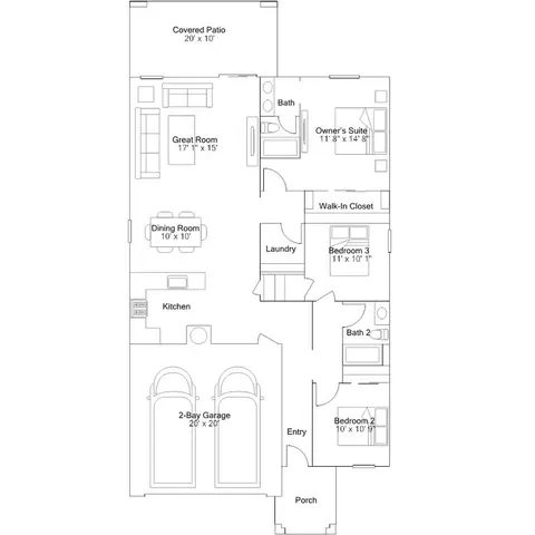 Floorplan - 39620 Montella Dr, Indio, CA 92203 photo 1 of 1