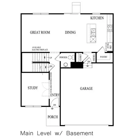 Floorplan - 577 Petry St, Hebron, IN 46341 photo 1 of 4