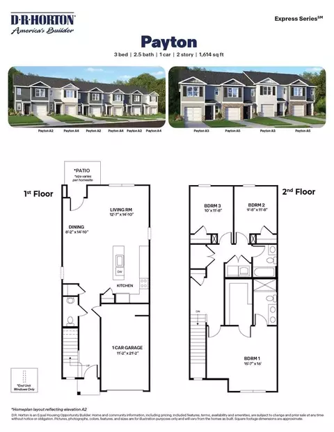 Floorplan - 708 Wilder Bloom Path, Aberdeen, NC 28315 photo 1 of 1
