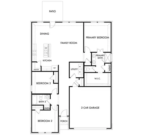 Floorplan - 303 Eldora Dr, Nevada, TX 75173 photo 1 of 1