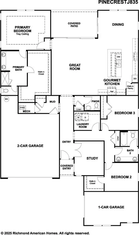Floorplan - 16 Meadow Crossing Dr, Saint Augustine, FL 32086 photo 1 of 1