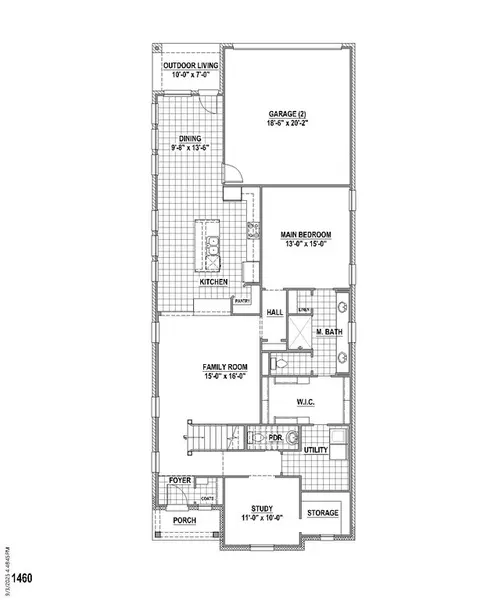 Floorplan - 1709 Clover Fern Dr, Celina, TX 75009 photo 1 of 3