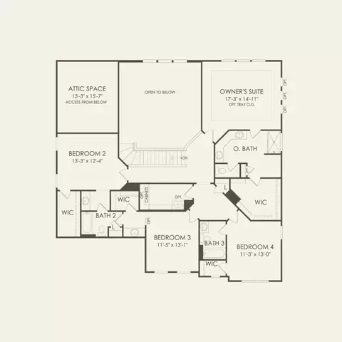 Floorplan - 12823 S Vicarage Dr, Plainfield, IL 60585 photo 2 of 3