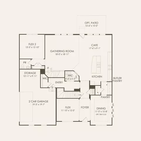 Floorplan - 12823 S Vicarage Dr, Plainfield, IL 60585 photo 1 of 3