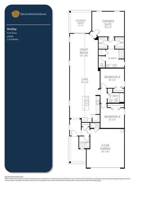 Floorplan - 401 Barbosa Trl, Saint Augustine, FL 32095 photo 1 of 1