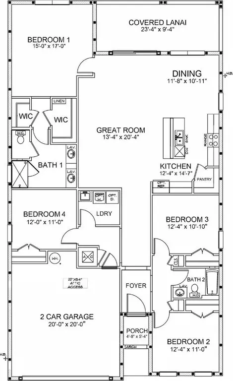 Floorplan - 17108 Legacy Preserve Dr, Parrish, FL 34219 photo 1 of 1