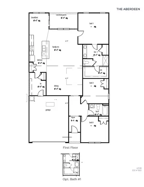 Floorplan - 190 Buckeye Rd, Guyton, GA 31312 photo 1 of 1