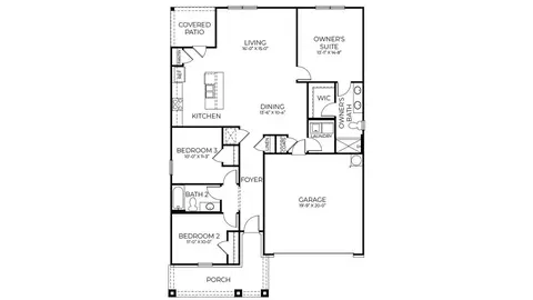 Floorplan - 3116 Knotts Dr, Montgomery, AL 36116 photo 1 of 1
