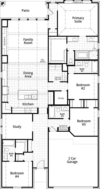 Floorplan - 204 Shady Spring Trl, Georgetown, TX 78628 photo 1 of 1