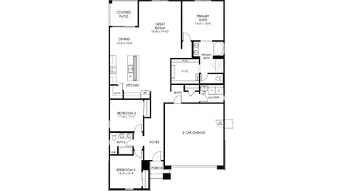 Floorplan - 358 W Flatiron Trl, Apache Junction, AZ 85120 photo 1 of 1