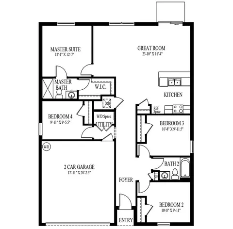 Floorplan - 5047 Quail Ridge Dr, Jackson, MS 39212 photo 1 of 1