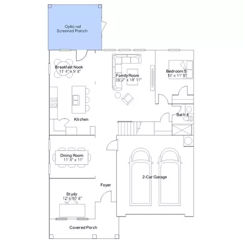 Floorplan - 15 Stoddard Ln, Garner, NC 27529 photo 4 of 5