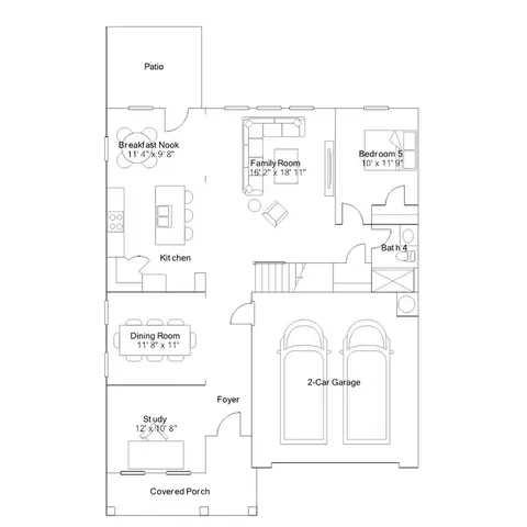 Floorplan - 15 Stoddard Ln, Garner, NC 27529 photo 1 of 5