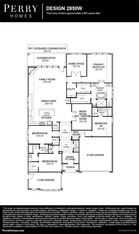 Floorplan - 800 Barberry Blvd, Haslet, TX 76052 photo 1 of 1