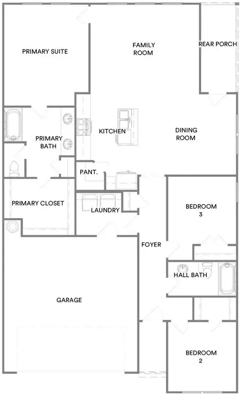 Floorplan - 8400 E Galveston St, Broken Arrow, OK 74014 photo 1 of 1