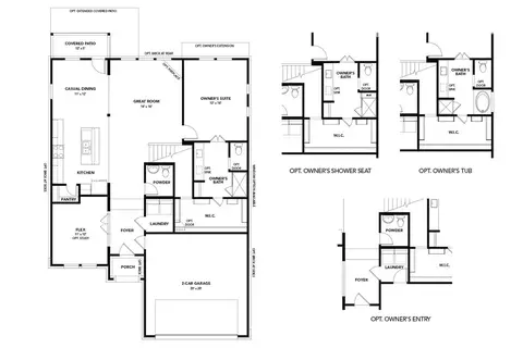 Floorplan - 229 Seattle Slew Dr, Jarrell, TX 76537 photo 1 of 2
