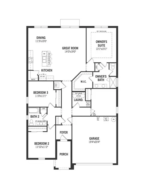 Floorplan - 18150 Wellspring Ct, Venice, FL 34293 photo 1 of 1