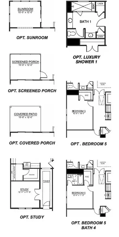 Floorplan - 704 Catbird Ct, Pelzer, SC 29669 photo 3 of 3