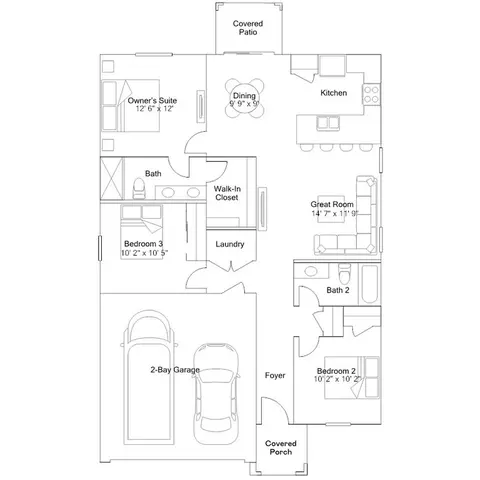 Floorplan - 9815 W Mitchell Dr, Phoenix, AZ 85037 photo 1 of 1