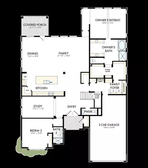 Floorplan - 17717 Coronation St, Conroe, TX 77302 photo 2 of 2