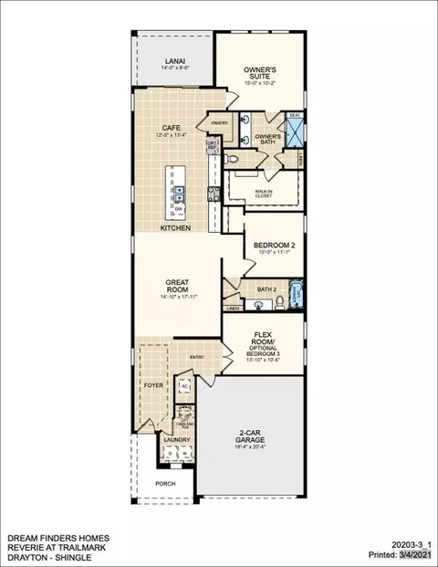 Floorplan - 52 Sundance Dr, Saint Augustine, FL 32092 photo 1 of 1