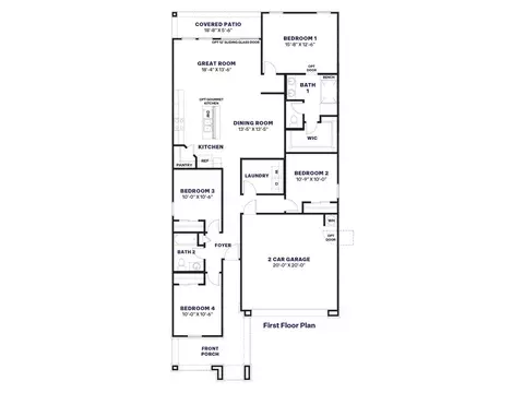 Floorplan - 24025 N 25th St, Phoenix, AZ 85024 photo 1 of 1
