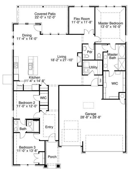 Floorplan - 7201 E Oakland St, Broken Arrow, OK 74014 photo 1 of 1