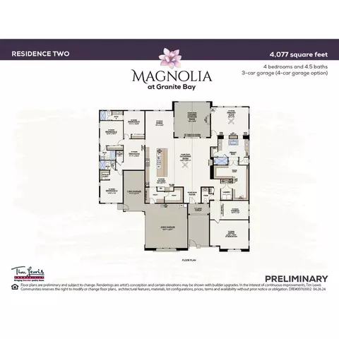 Floorplan - 4620 Premiado Ln, Granite Bay, CA 95746 photo 1 of 1