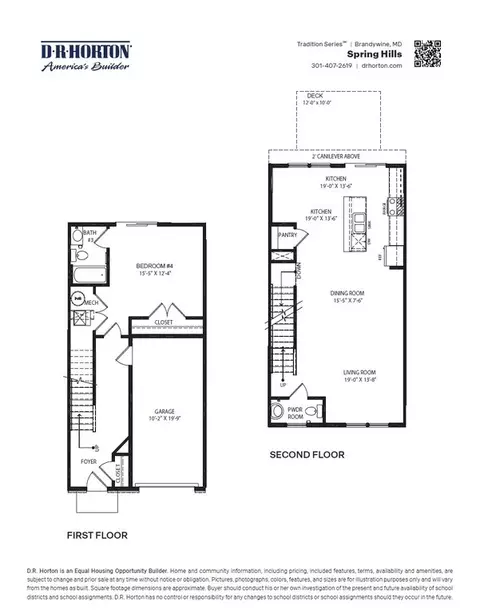 Floorplan - 7500 Daybreak Dr, Brandywine, MD 20613 photo 1 of 2