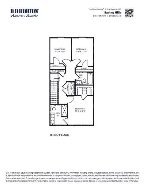 Floorplan - 7500 Daybreak Dr, Brandywine, MD 20613 photo 2 of 2