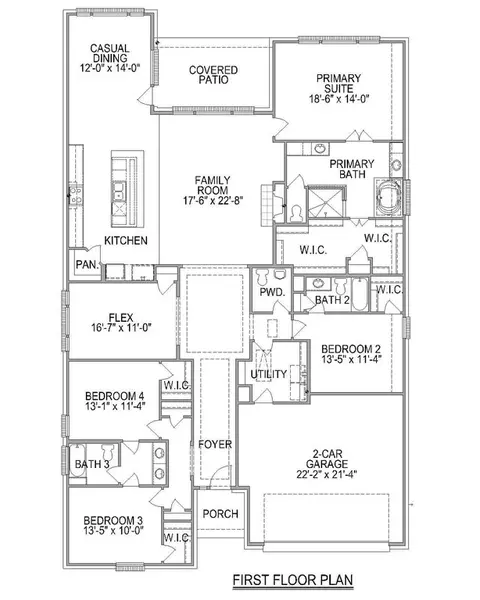 Floorplan - Undisclosed, Cypress, TX 77433 photo 1 of 3
