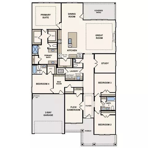 Floorplan - 1564 Elm Ct, Angleton, TX 77515 photo 1 of 1