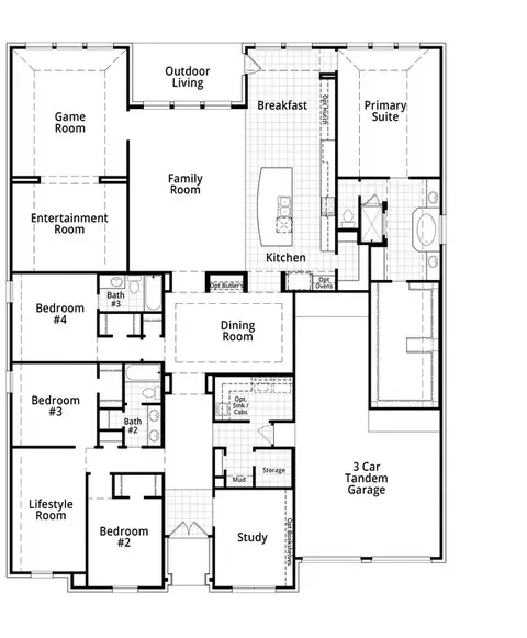 Floorplan - 1811 Kyle Ct, Prosper, TX 75078 photo 1 of 1