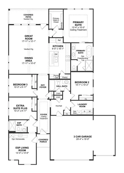 Floorplan - 201 Eldridge Dr, Sealy, TX 77474 photo 1 of 1