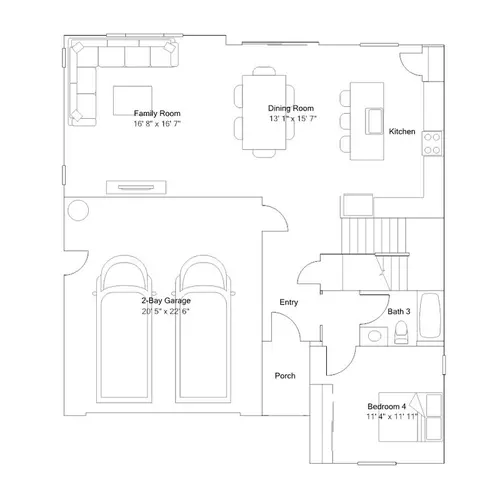 Floorplan - 7411 Forbes Ave, Tracy, CA 95377 photo 1 of 2