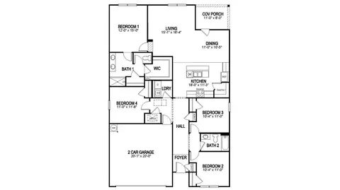 Floorplan - 18512 Caffee Dr, Vance, AL 35490 photo 1 of 1