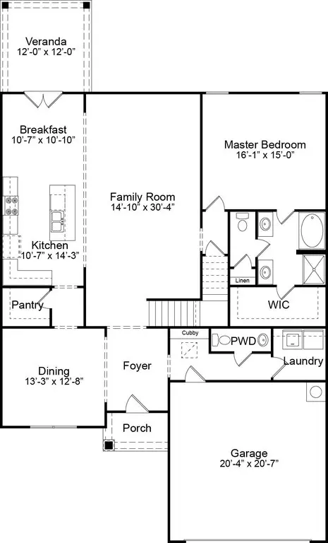 Floorplan - 18 Main St, Madison, AL 35758 photo 1 of 3