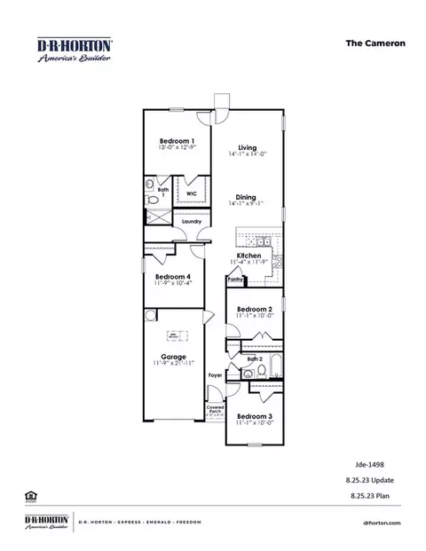 Floorplan - 2083 E Paces Trl, Darlington, SC 29532 photo 1 of 1