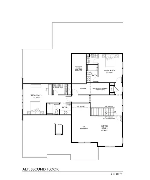 Floorplan - 1002 Kingbird Ln, Clover, SC 29710 photo 2 of 4