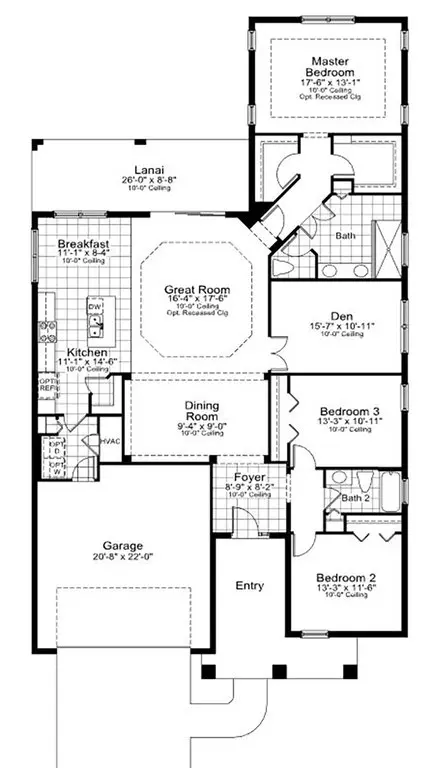 Floorplan - 13427 Old Creek Ct, Parrish, FL 34219 photo 1 of 1