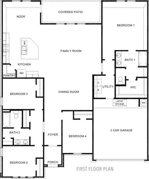 Floorplan - 3305 E 154th St S, Bixby, OK 74008 photo 1 of 1