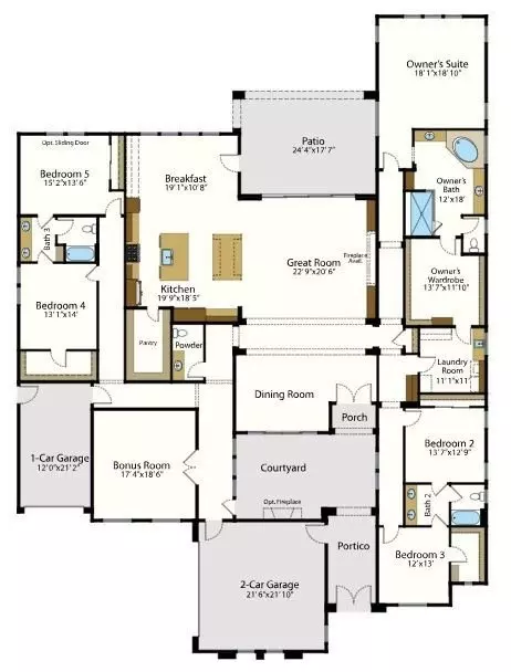 Floorplan - 20243 Ventana Hills Dr, Clovis, CA 93619 photo 1 of 1