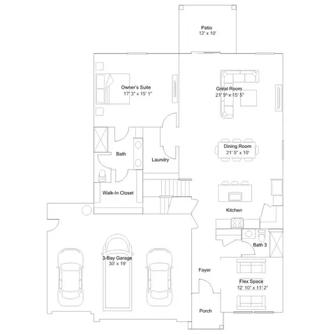 Floorplan - 1193 Monique St, Galt, CA 95632 photo 1 of 1